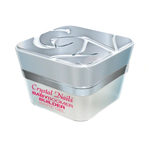 CrystalNails BabyBoomer - White építőzselé - 50ml főképe